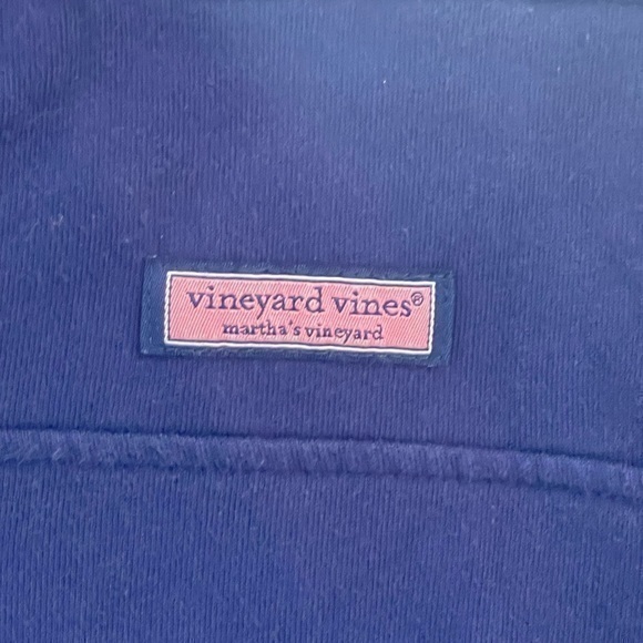 Vineyard Vines Blue Cowl Neck Sweater with Turtleneck Style - Picture 8 of 10